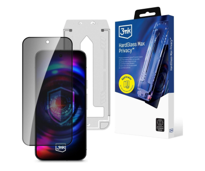 Szkło i folia ochronna 3mk Hardglass Max Privacy do Apple iPhone 13/13 Pro/14/16E (z ap